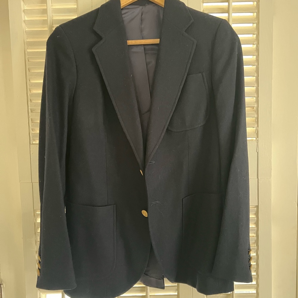Post Horn Navy Blazer